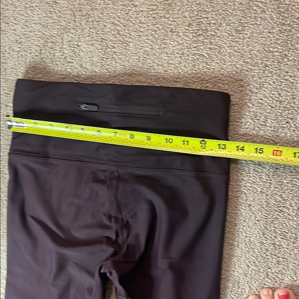 Lululemon Athletica Burgundy Leggings - Picture 5 of 6